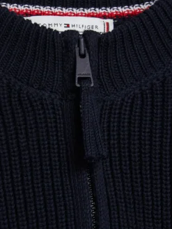 Swetry Z Okrągłym Dekoltem|Swetry*Tommy Hilfiger Luźny Sweter Z Kolekcji Adaptive DESERT SKY