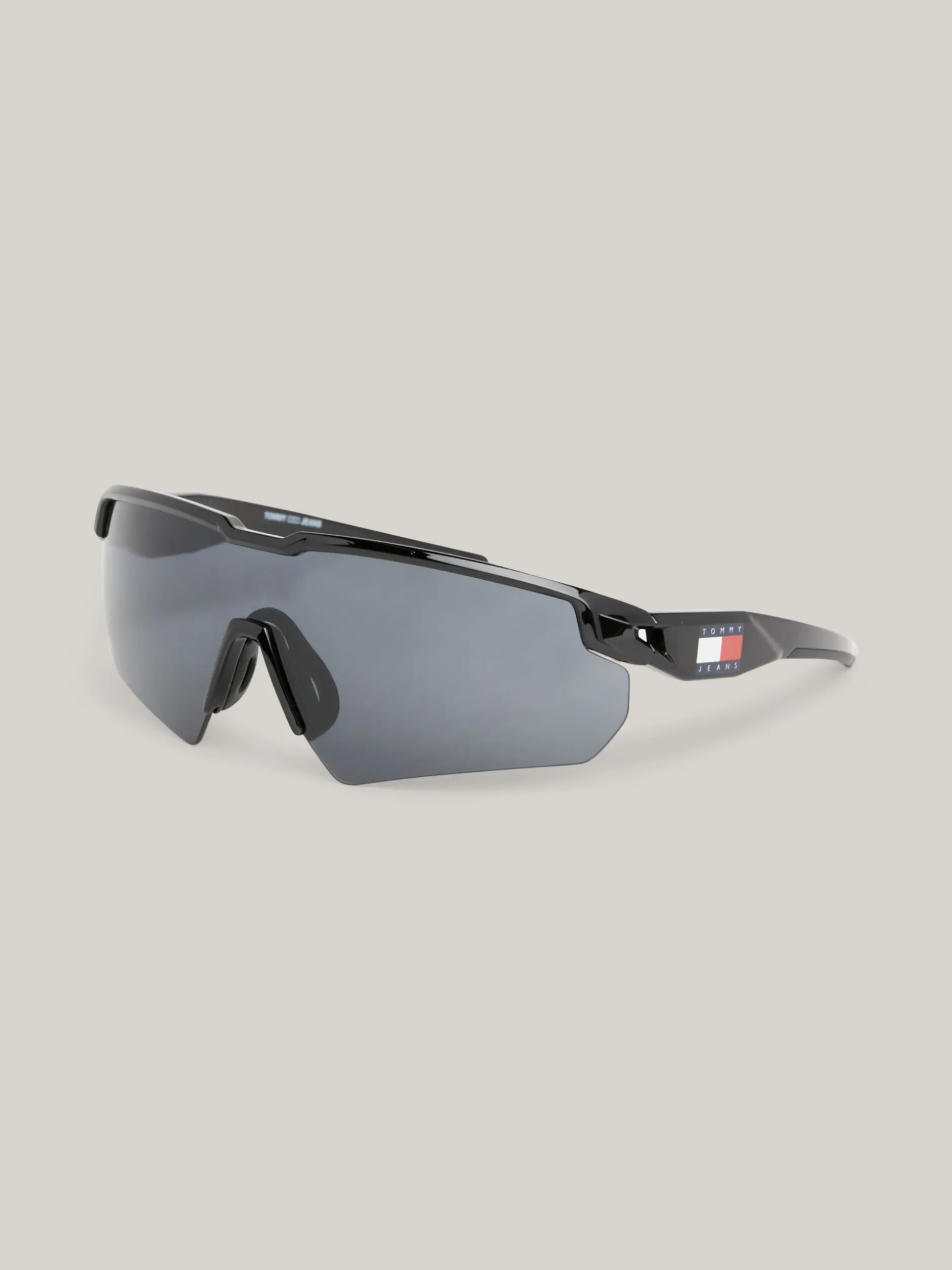 Okulary Przeciwsłoneczne|Okulary Przeciwsłoneczne*Tommy Hilfiger Lustrzane Okulary Przeciwsłoneczne Unisex BLACK / BLACK