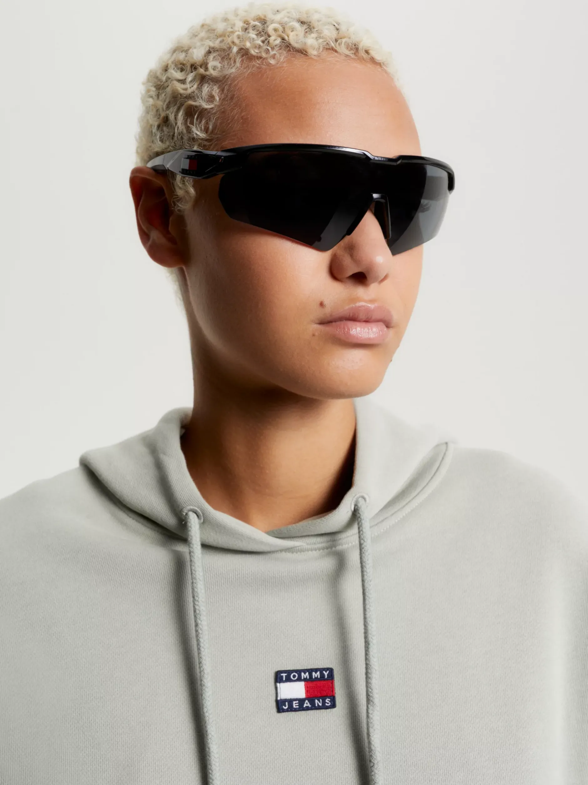 Okulary Przeciwsłoneczne|Okulary Przeciwsłoneczne*Tommy Hilfiger Lustrzane Okulary Przeciwsłoneczne Unisex BLACK / BLACK