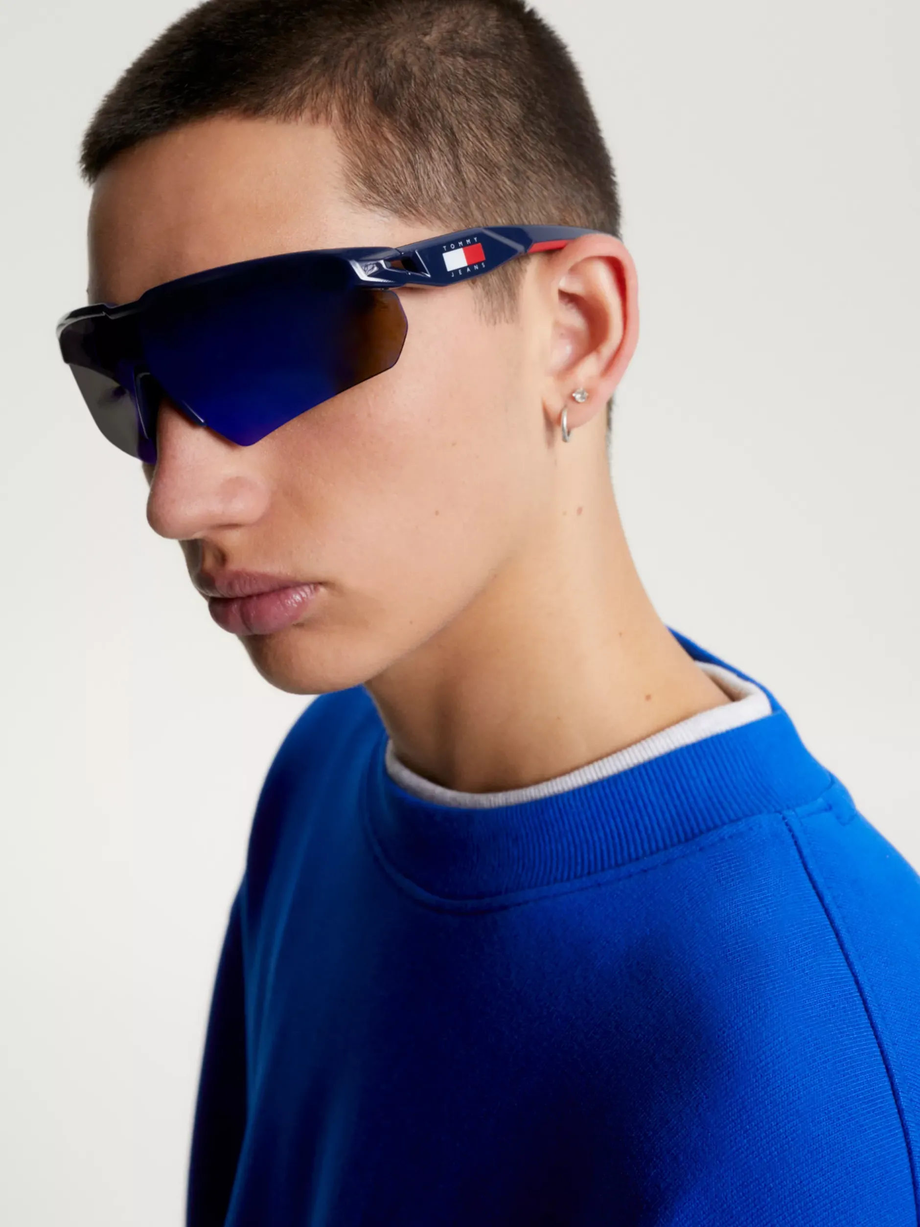 Okulary Przeciwsłoneczne|Okulary Przeciwsłoneczne*Tommy Hilfiger Lustrzane Okulary Przeciwsłoneczne Unisex BLUE BLUE