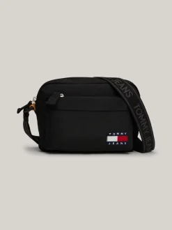 Torebki Na Pasku*Tommy Hilfiger Mała Torba Essential Z Logo BLACK