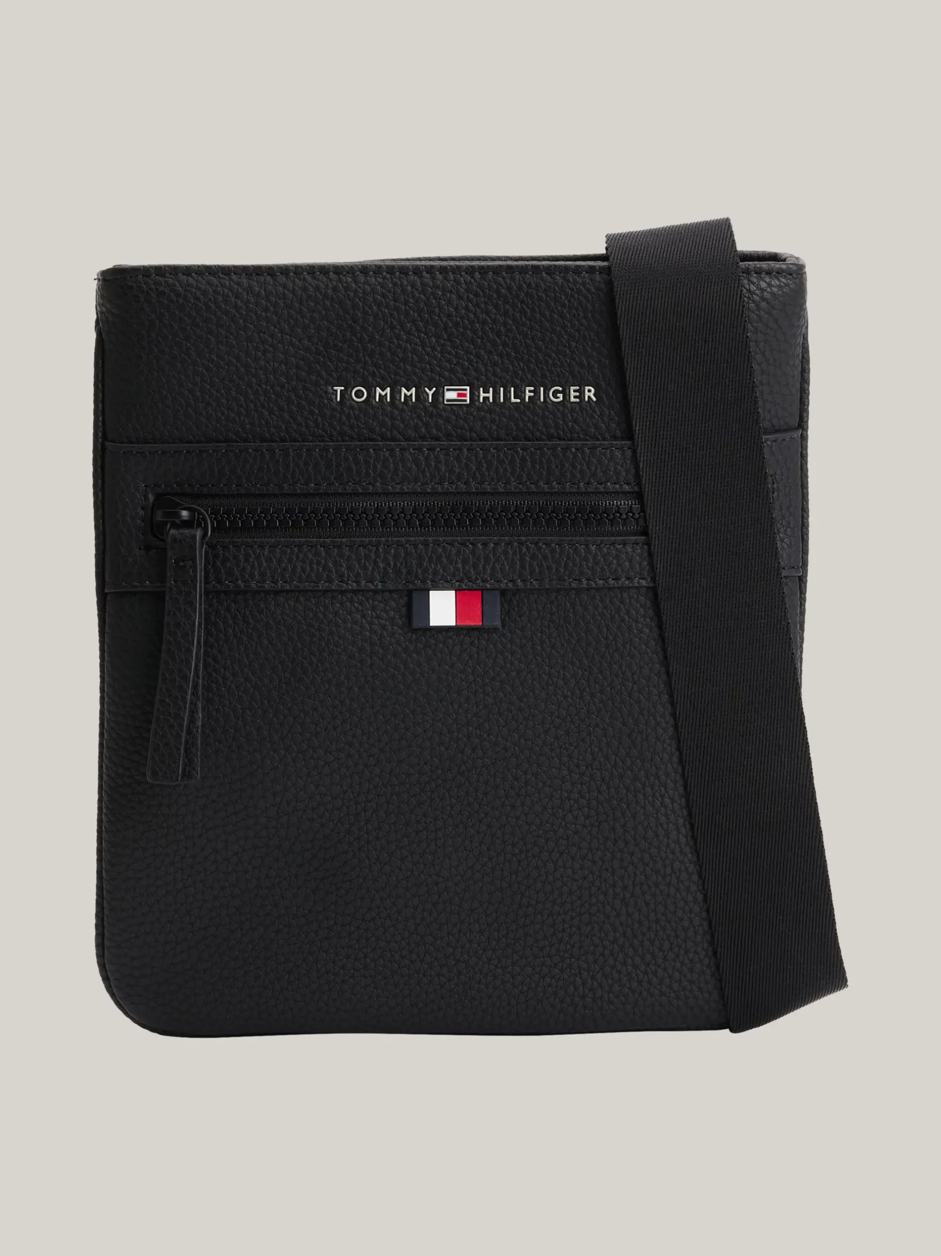 Torebki Na Pasku*Tommy Hilfiger Mała Torba Na Ramię Z Kolekcji Essential BLACK