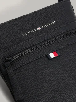 Torebki Na Pasku*Tommy Hilfiger Mała Torba Na Ramię Z Kolekcji Essential BLACK