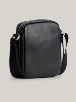 Torebki Na Pasku*Tommy Hilfiger Mała Torba Reporterska Z Kolekcji TH City BLACK