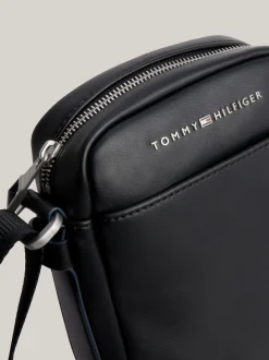 Torebki Na Pasku*Tommy Hilfiger Mała Torba Reporterska Z Kolekcji TH City BLACK