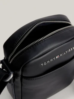 Torebki Na Pasku*Tommy Hilfiger Mała Torba Reporterska Z Kolekcji TH City BLACK