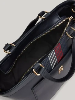 Torebki Tote*Tommy Hilfiger Mała Torba Typu Tote Corporate Z Monogramem SPACE BLUE