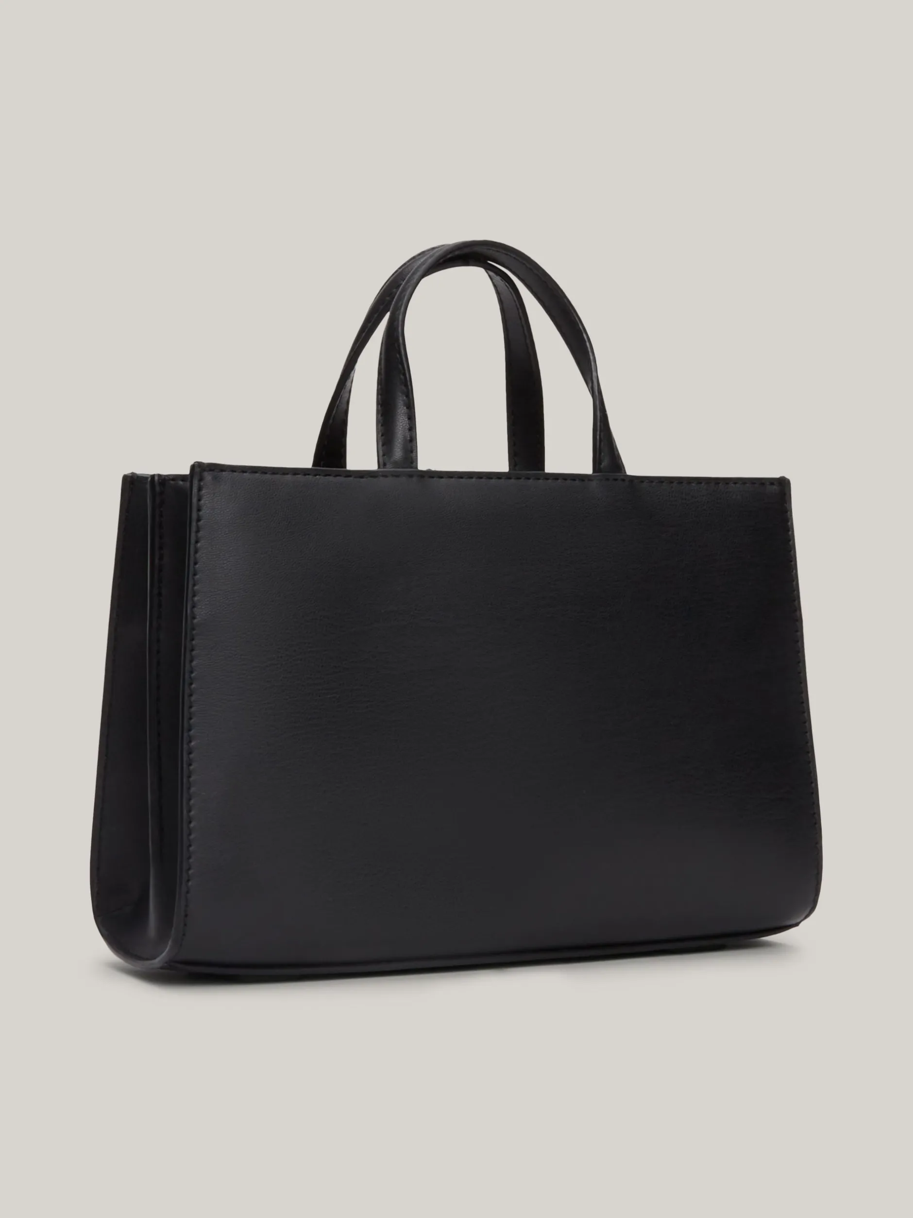 Torebki Tote*Tommy Hilfiger Mała Torba Typu Tote Z Paskiem Na Ramię BLACK