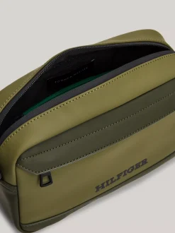 Torebki Na Pasku*Tommy Hilfiger Mała Torba Z Logo Hilfiger Monotype UTILITY OLIVE