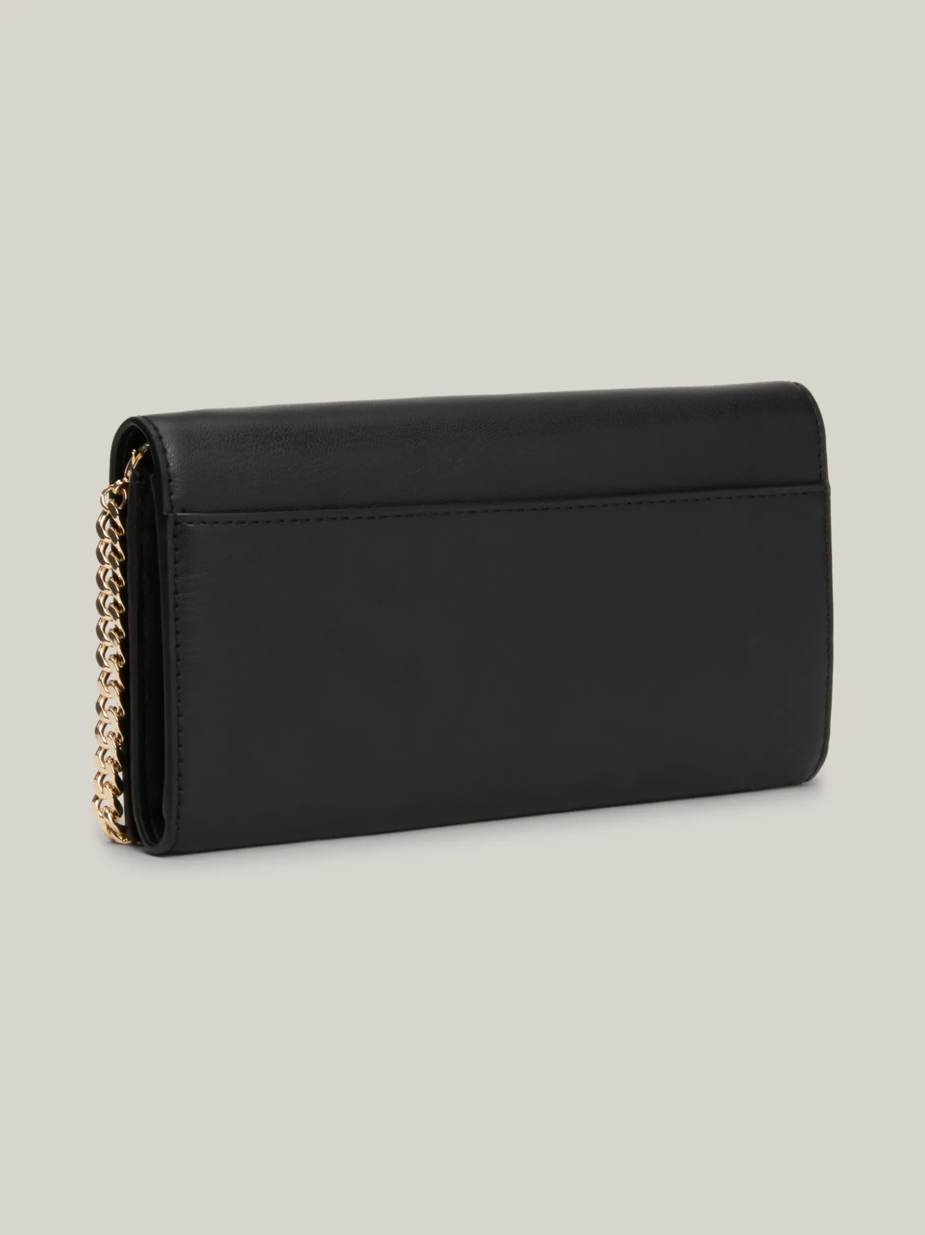 Portfele & Breloczki Do Kluczy*Tommy Hilfiger Mała Torebka Na Ramię Z łańcuszkiem BLACK