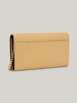 Portfele & Breloczki Do Kluczy*Tommy Hilfiger Mała Torebka Na Ramię Z łańcuszkiem CLASSIC KHAKI