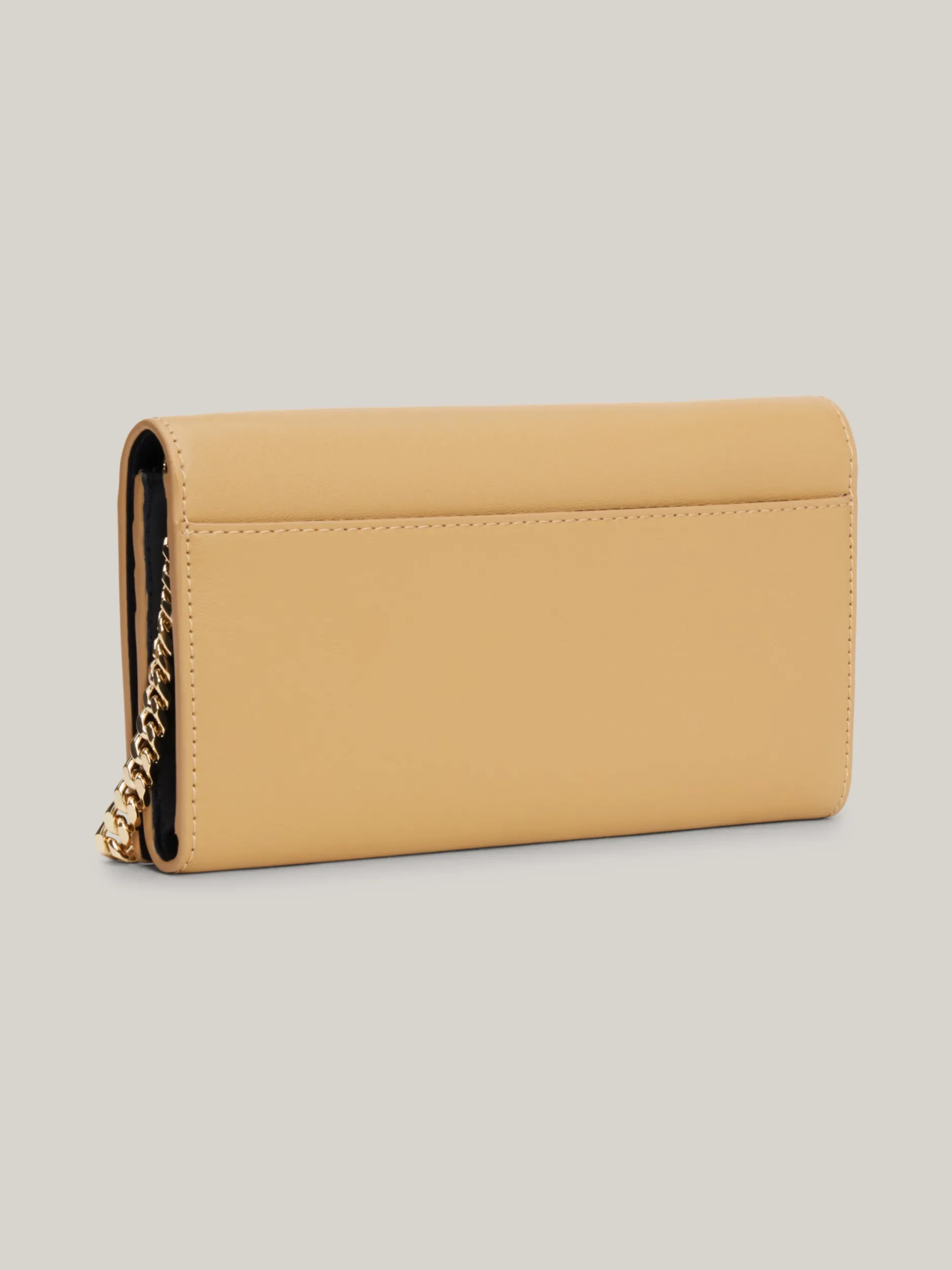 Portfele & Breloczki Do Kluczy*Tommy Hilfiger Mała Torebka Na Ramię Z łańcuszkiem CLASSIC KHAKI
