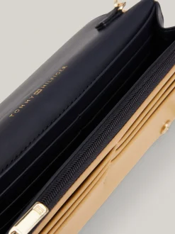 Portfele & Breloczki Do Kluczy*Tommy Hilfiger Mała Torebka Na Ramię Z łańcuszkiem CLASSIC KHAKI