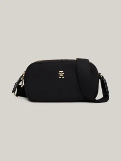 Torebki Na Pasku*Tommy Hilfiger Mała Torebka TH Monogram BLACK