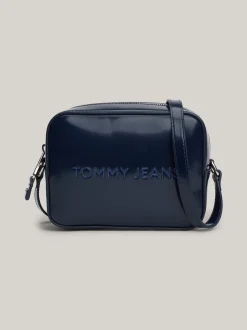 Torebki Na Pasku*Tommy Hilfiger Mała Torebka Z Logo Essential DARK NIGHT NAVY