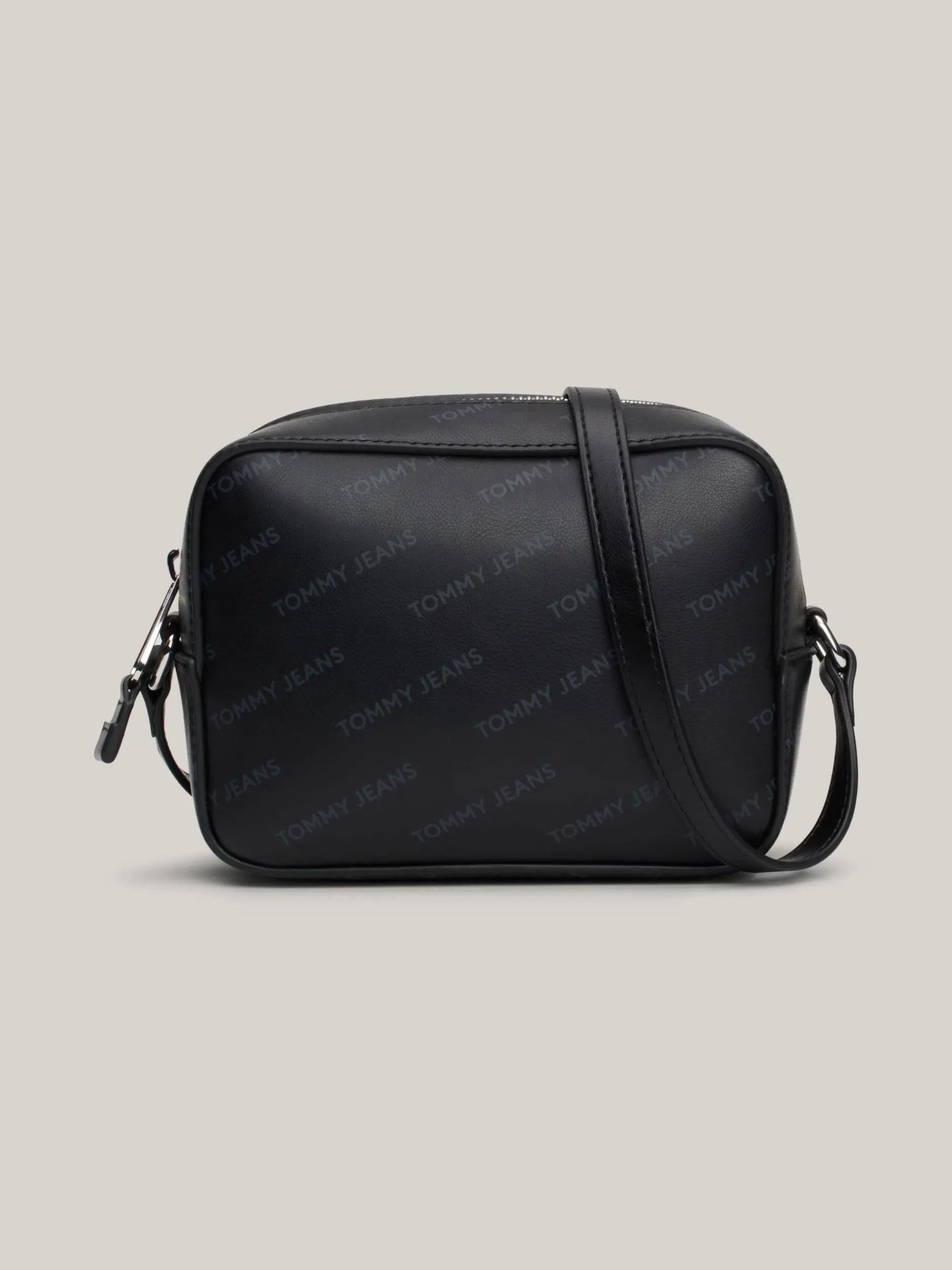 Torebki Na Pasku*Tommy Hilfiger Mała Torebka Z Nadrukiem Essential BLACK ALLOVER