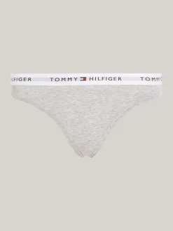 Figi|Bielizna*Tommy Hilfiger Majtki Icon Z Powtarzanym Logo LIGHT GREY HEATHER