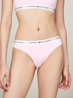 Figi|Bielizna*Tommy Hilfiger Majtki Icon Z Powtarzanym Logo LIGHT PINK