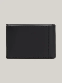 Portfele & Breloczki Do Kluczy*Tommy Hilfiger Mały Elegancki Portfel Skórzany BLACK