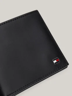 Portfele & Breloczki Do Kluczy*Tommy Hilfiger Mały Portfel Z Ozdobnym Wytłoczeniem BLACK