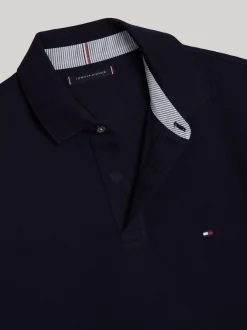 Koszulki Polo*Tommy Hilfiger Melanżowa Koszulka Polo Adaptive 1985 Collection DESERT SKY