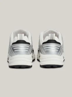 Sneakersy*Tommy Hilfiger Metaliczne Buty Do Biegania SILVER