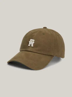 Czapki Z Daszkiem|Czapki I Szaliki*Tommy Hilfiger Miękka Czapka Z Daszkiem UTILITY OLIVE