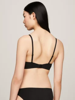 Biustonosze|Bielizna*Tommy Hilfiger Miękki W Dotyku Biustonosz Push-up BLACK