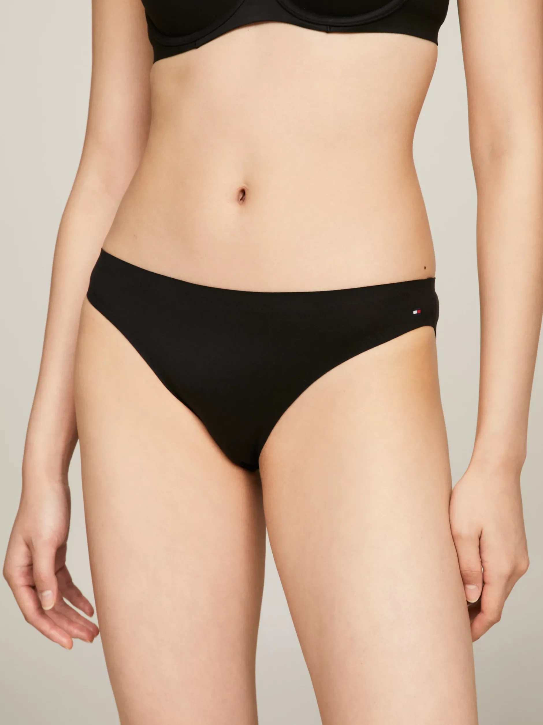 Figi|Bielizna*Tommy Hilfiger Miękkie W Dotyku Figi BLACK