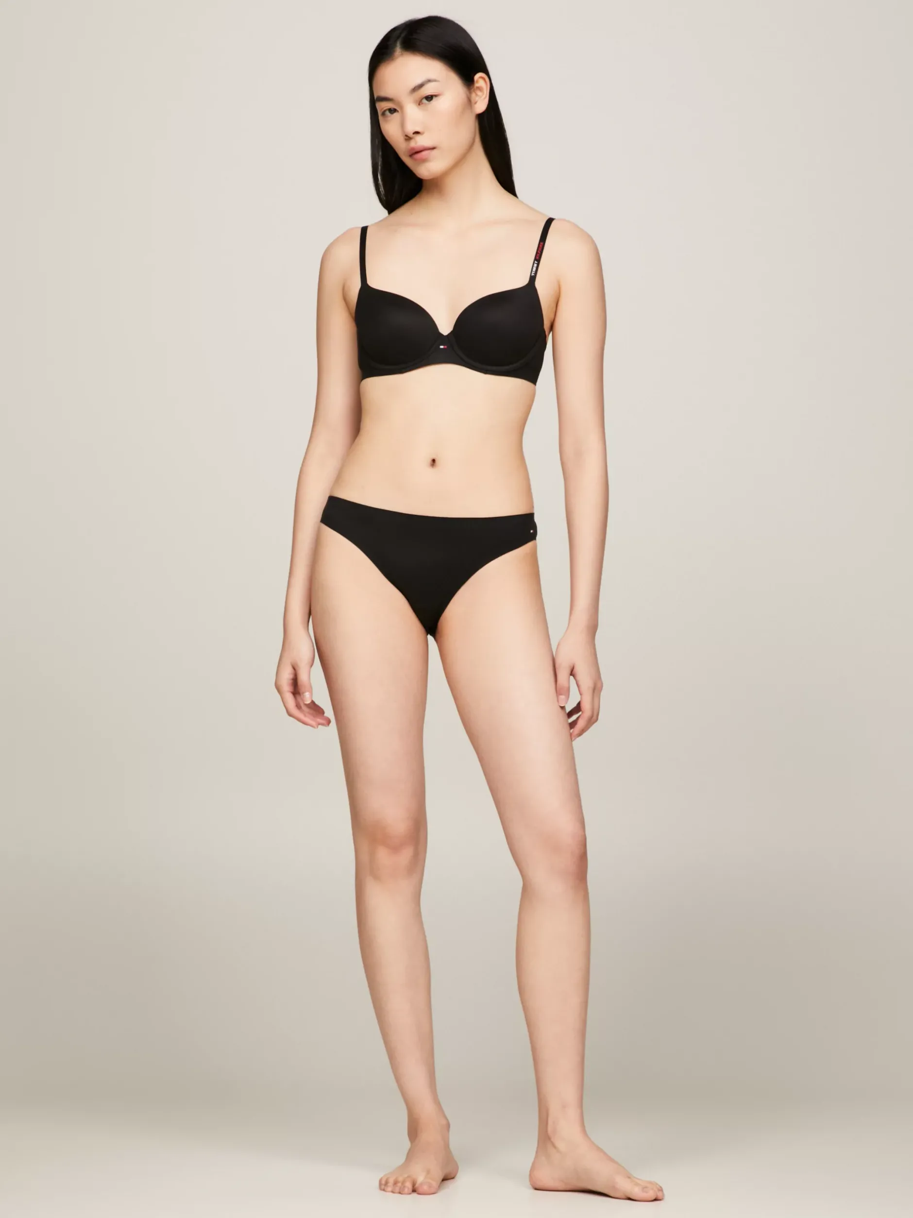 Figi|Bielizna*Tommy Hilfiger Miękkie W Dotyku Figi BLACK