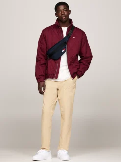 Torebki Na Pasku*Tommy Hilfiger Nerka Essential Z Powtórzonym Logo Na Pasku DARK NIGHT NAVY