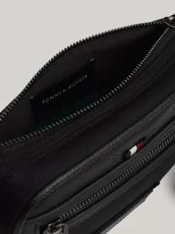 Torebki Na Pasku*Tommy Hilfiger Nerka Z Kolekcji Casual Z Naszywką Z Logo BLACK