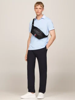 Torebki Na Pasku*Tommy Hilfiger Nerka Z Metalowym Logo BLACK