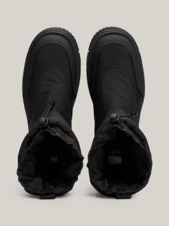 Buty*Tommy Hilfiger Śniegowce Na Grubej Podeszwie Z Logo BLACK