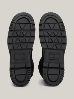 Buty*Tommy Hilfiger Śniegowce Na Grubej Podeszwie Z Logo BLACK