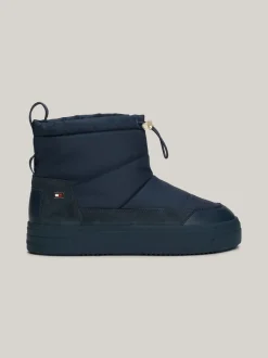 Botki*Tommy Hilfiger Śniegowce Z Regulowanymi Troczkami MILITARY DENIM
