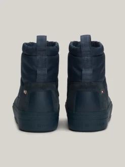 Botki*Tommy Hilfiger Śniegowce Z Regulowanymi Troczkami MILITARY DENIM