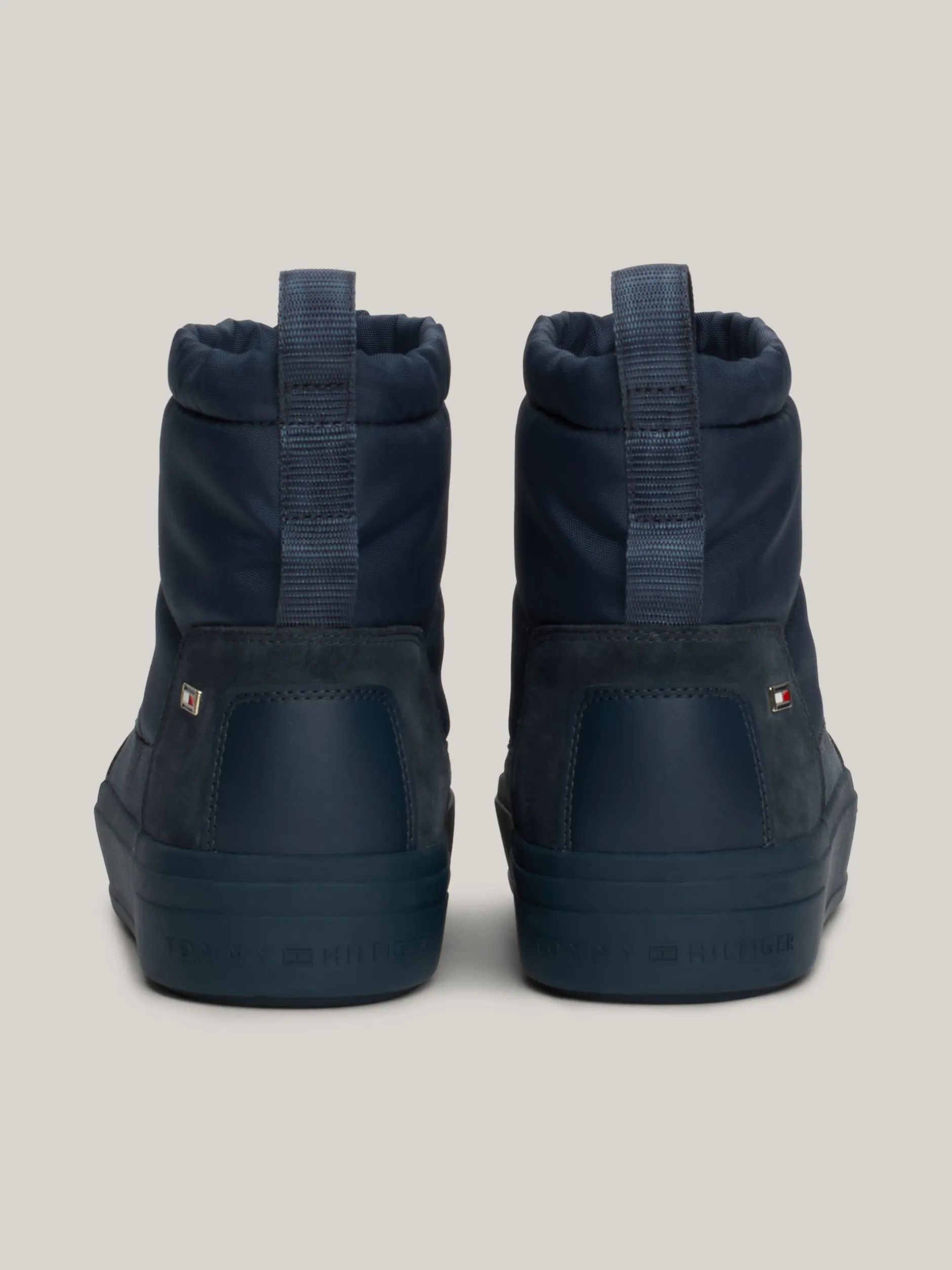 Botki*Tommy Hilfiger Śniegowce Z Regulowanymi Troczkami MILITARY DENIM