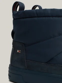 Botki*Tommy Hilfiger Śniegowce Z Regulowanymi Troczkami MILITARY DENIM