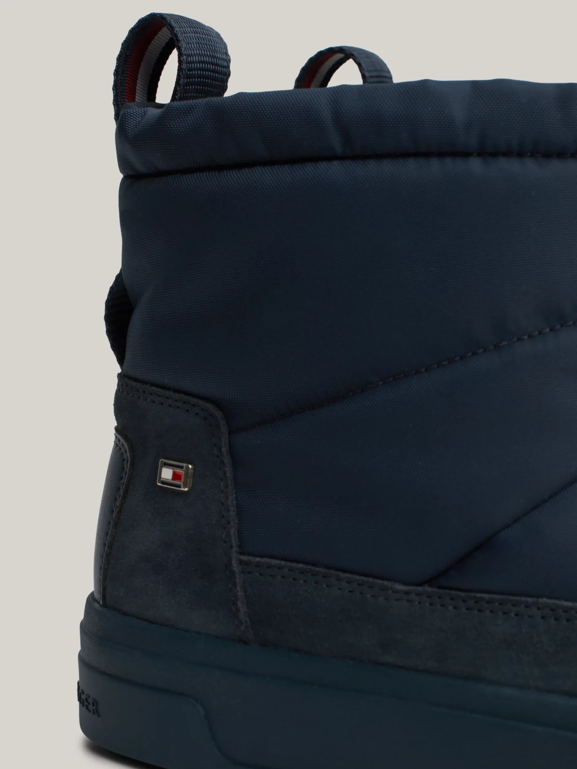 Botki*Tommy Hilfiger Śniegowce Z Regulowanymi Troczkami MILITARY DENIM
