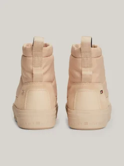 Botki*Tommy Hilfiger Śniegowce Z Regulowanymi Troczkami MISTY BLUSH