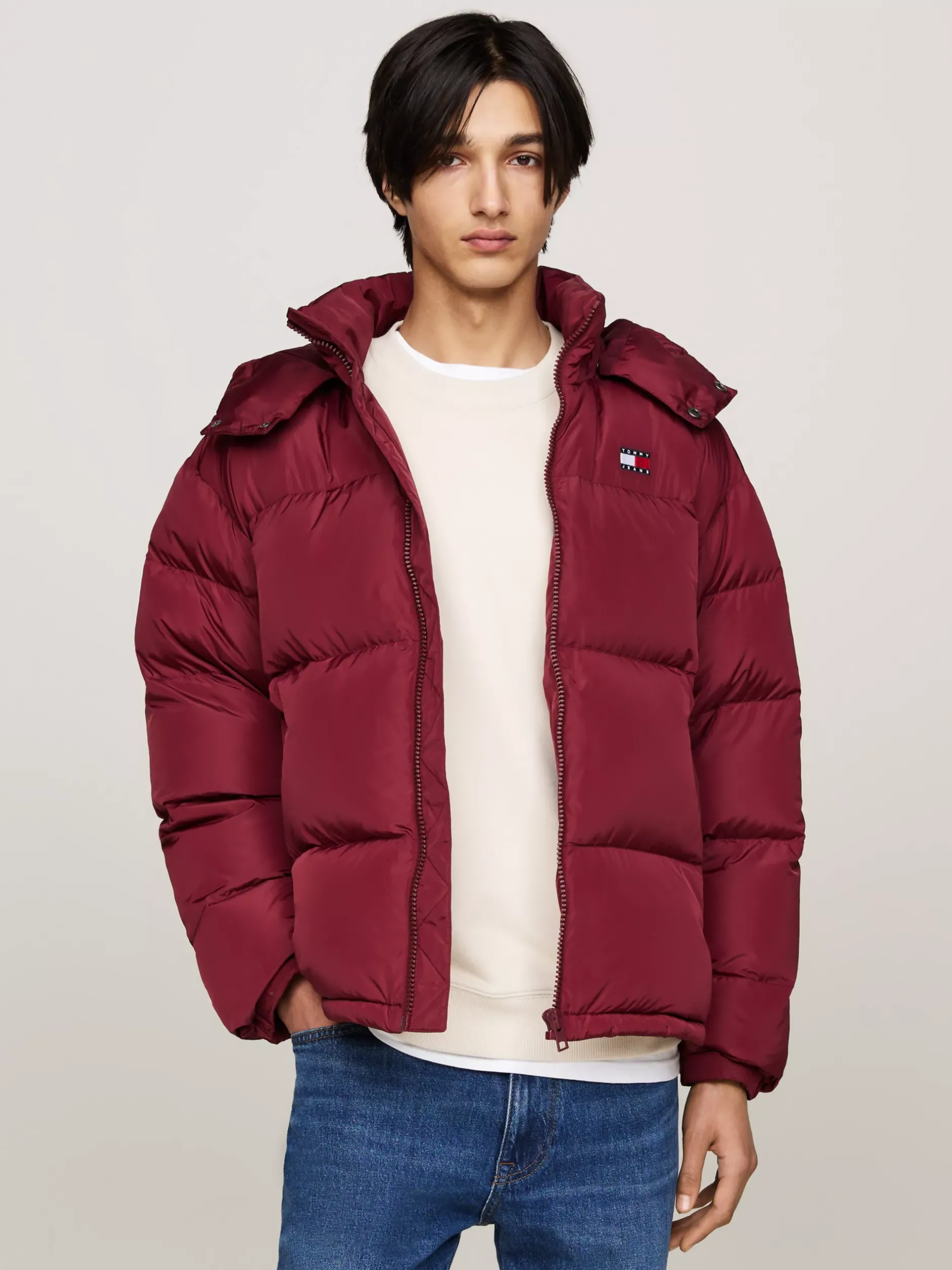 Kurtki & Płaszcze*Tommy Hilfiger Nieprzemakalna Kurtka Alaska DEEP ROUGE