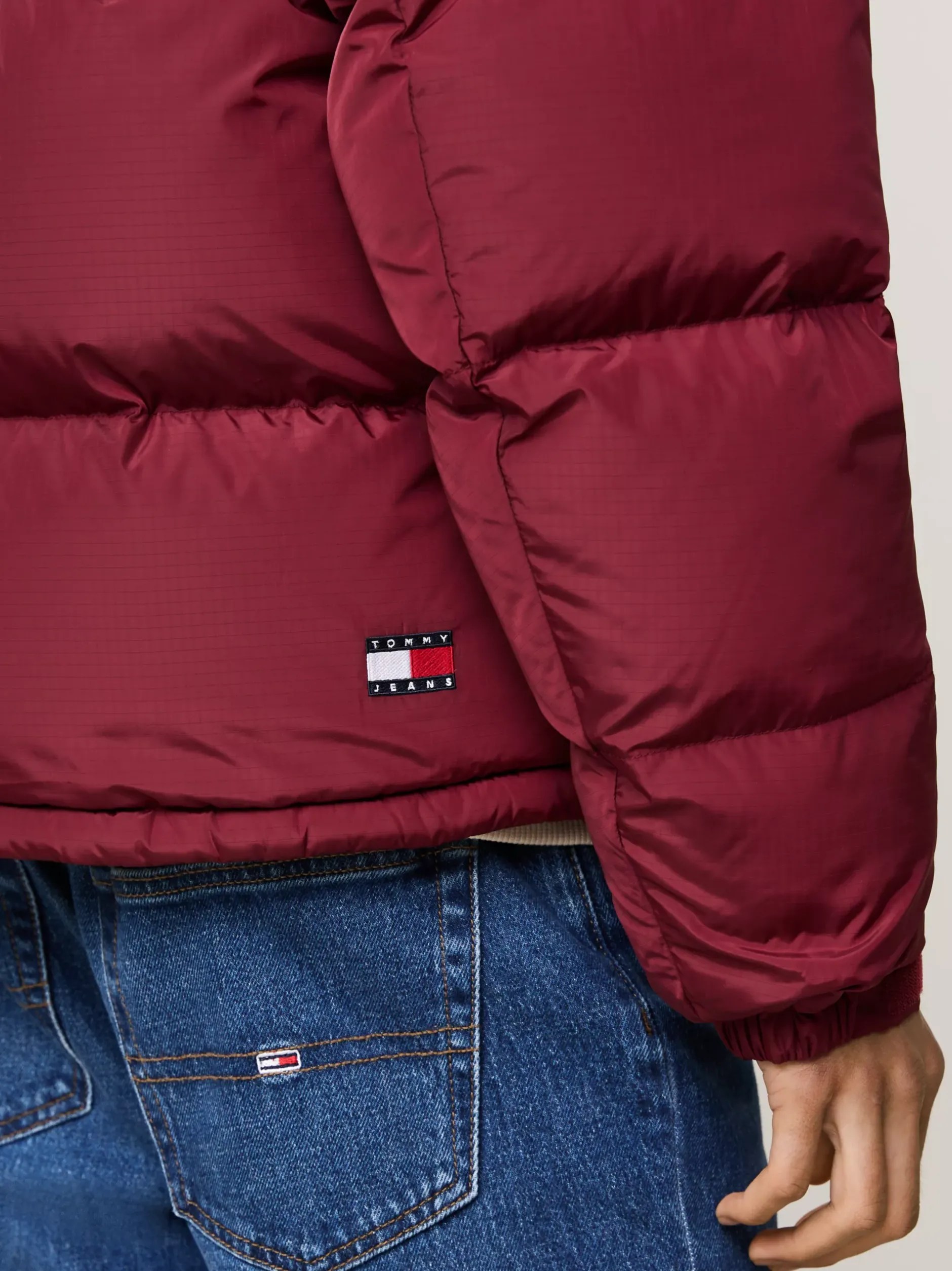 Kurtki & Płaszcze*Tommy Hilfiger Nieprzemakalna Kurtka Alaska DEEP ROUGE