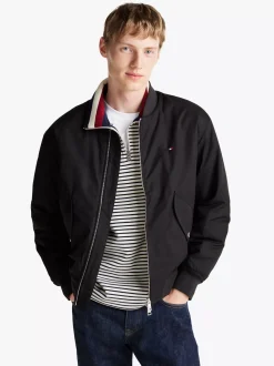 Kurtki & Płaszcze|Bomberki*Tommy Hilfiger Nieprzemakalna Kurtka Bomber Z Termoizolacją BLACK
