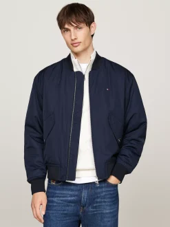 Kurtki & Płaszcze|Bomberki*Tommy Hilfiger Nieprzemakalna Kurtka Bomber Z Termoizolacją DESERT SKY