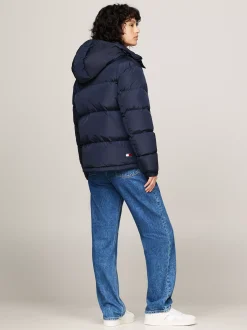 Kurtki & Płaszcze*Tommy Hilfiger Nieprzemakalna Kurtka Puchowa Alaska DARK NIGHT NAVY