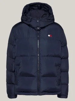 Kurtki & Płaszcze*Tommy Hilfiger Nieprzemakalna Kurtka Puchowa Alaska DARK NIGHT NAVY