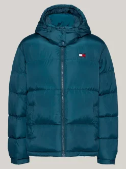 Kurtki & Płaszcze*Tommy Hilfiger Nieprzemakalna Kurtka Puchowa Alaska DEEP SEAWATER