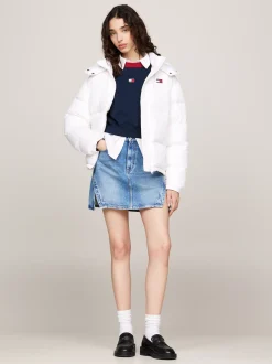 Kurtki & Płaszcze*Tommy Hilfiger Nieprzemakalna Kurtka Puchowa Alaska WHITE