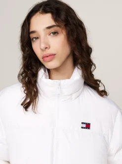 Kurtki & Płaszcze*Tommy Hilfiger Nieprzemakalna Kurtka Puchowa Alaska WHITE